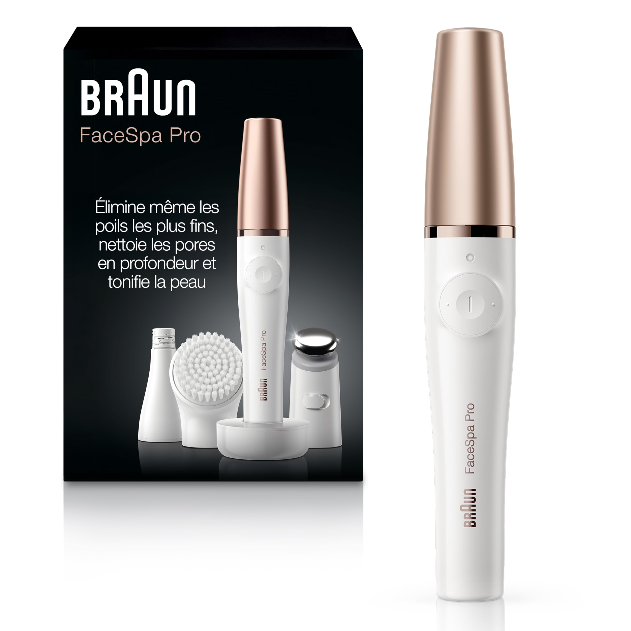 Braun 3-in-1 Facial Epilator, Cleansing & Toning Device
