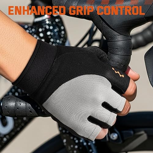 Miniatura 8 de Lusper Guantes de entrenamiento para hombres y mujeres, protección completa de la palma para levantamiento de pesas, guantes de gimnasio para