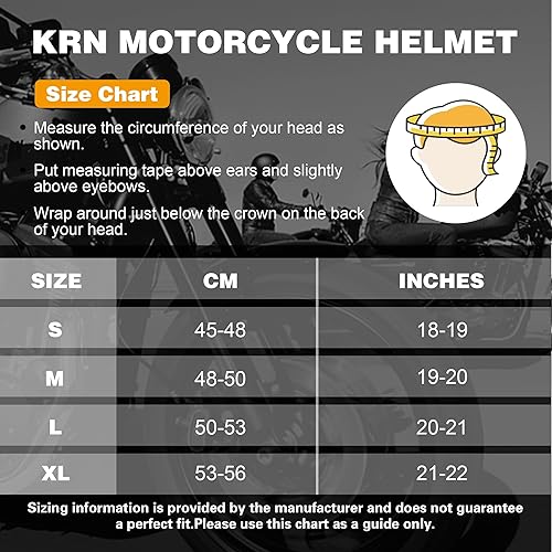 Miniatura 3 de KRN Casco de motocicleta de cara completa con visera de color aprobado por DOT, casco, pasamontañas y visera transparente, gris brillante