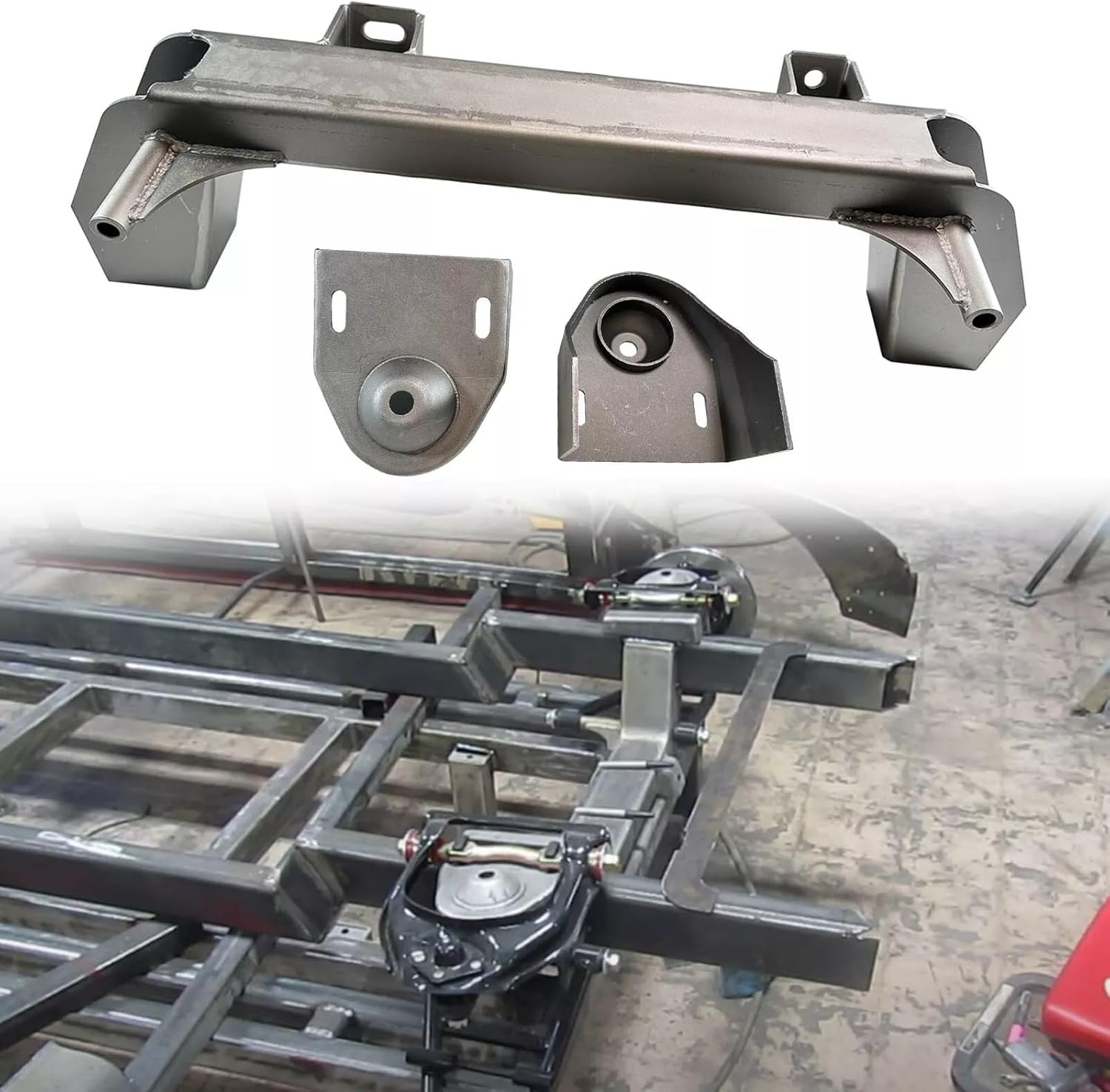 Front End Suspension Crossmember 29" Wide 9.25" Tall Compatible with 1932-1974 Ford Car Mustang II for Chevy C10 C20 C30 Pickup