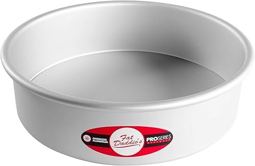 Miniatura 2 de Molde para tarta redondo de aluminio anodizado Fat Daddio con base extraíble, Plateado