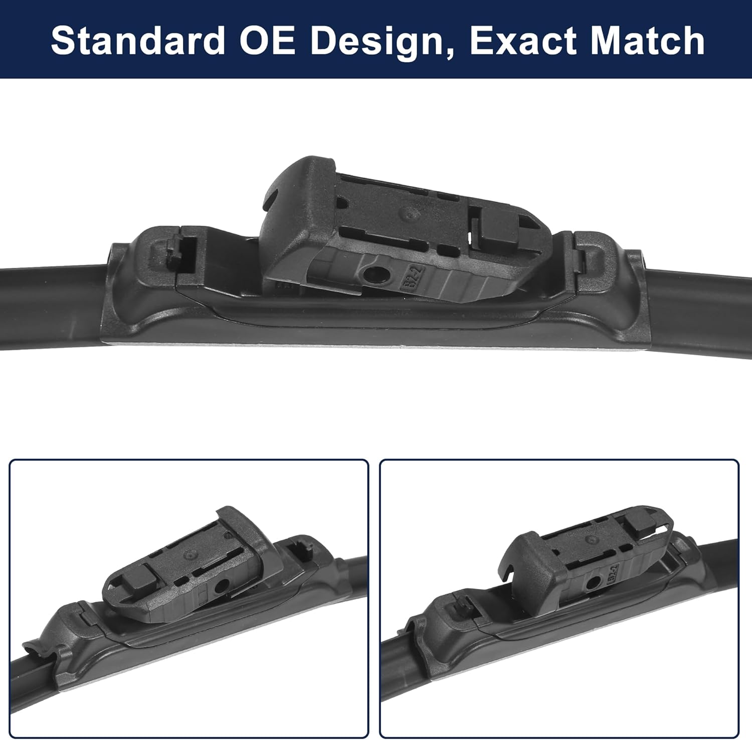 X AUTOHAUX 1 Pair 22" 22" Coating Silicone Front Windshield Wiper Blade Replacement Pair Set for VW Beetle 2011-2019 Top-Lock Not J/U Hook