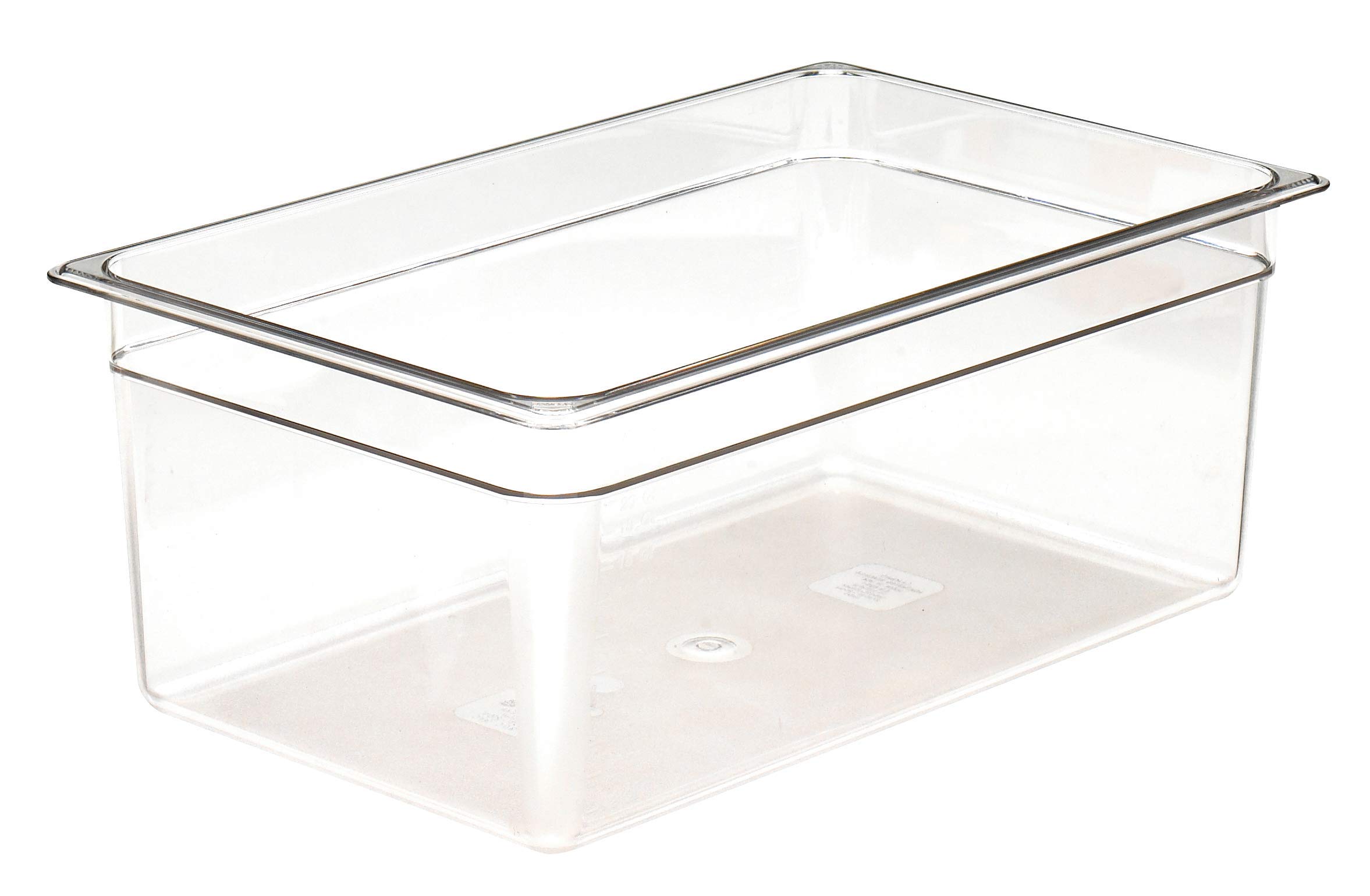 Cambro 747151 Lot de 6 bûches à gaz 1/1 GN 530 mm x 325 mm x 200 mm Transparent
