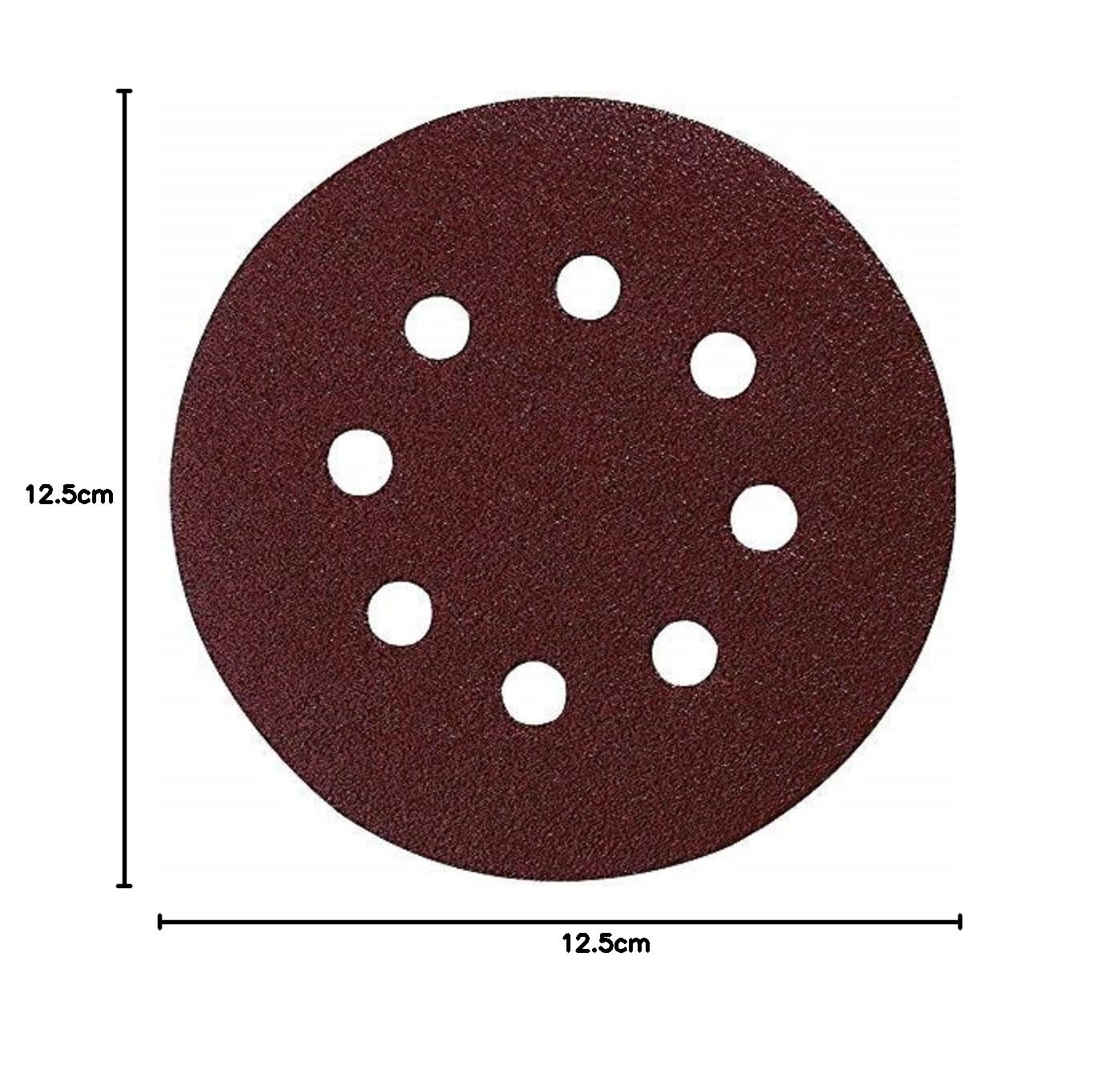 Makita P-43620 Disques abrasifs à dos Velcro 5" Rouge