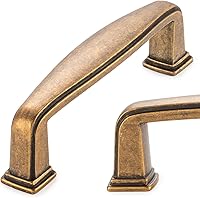 Vista 33 de KOOFIZO Paquete de 20 tiradores de gabinete de cocina de níquel cepillado de 3 pulgadas, manijas de gabinete de color plata satinada, herrajes