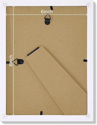 Vista 140 de Vittanly - Juego de 9 portarretratos, plexiglás resistente a rupturas, exhibe fotos de 12 x 12 pulgadas o, con paspartú, de 8 x 8 pulgadas, marcos