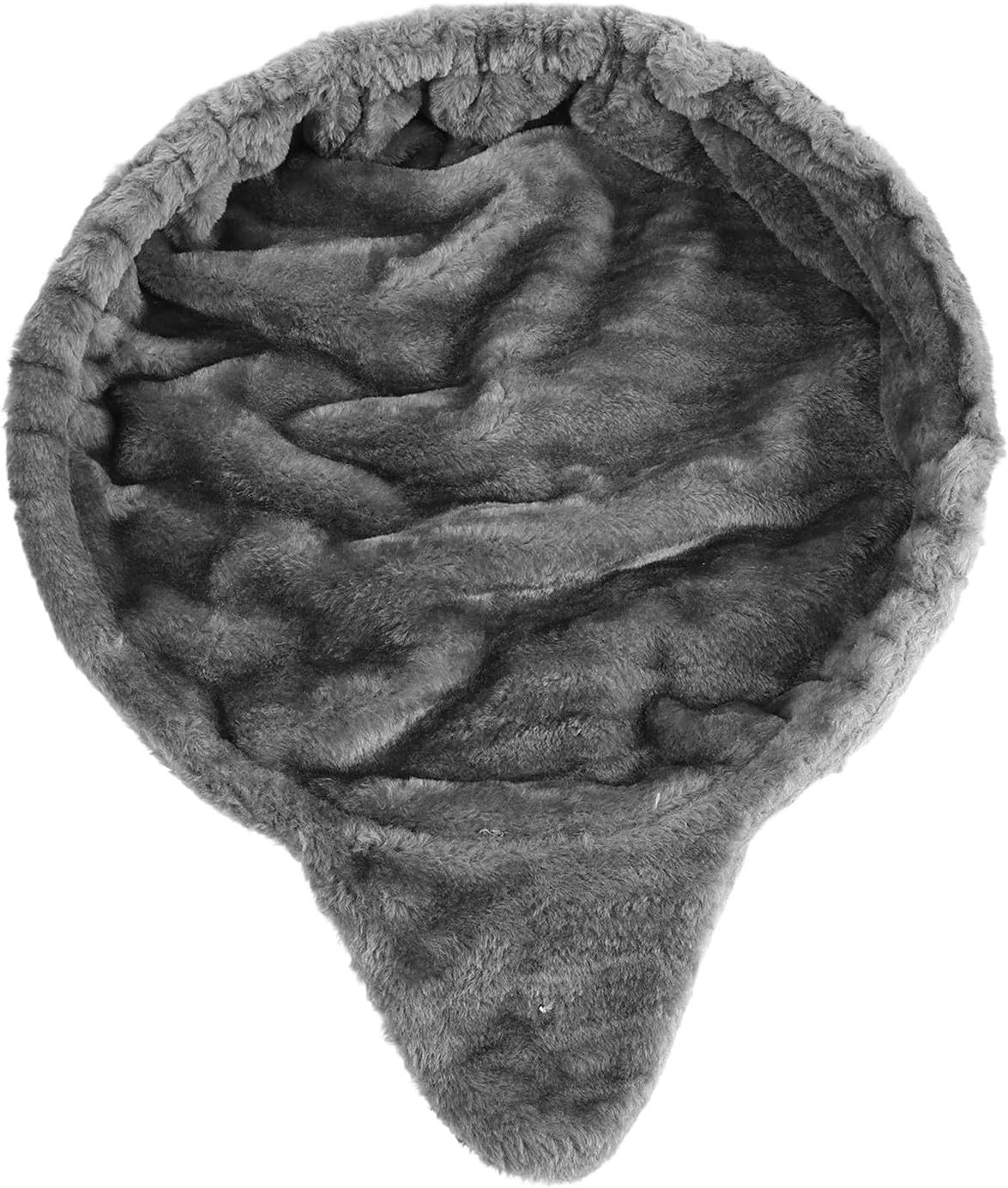 SOLUSTRE Cat Tree Tower Replacement Basket Round Lounger Fleece 47x36cm | Hanging Accessory for Kitten Tower Climbing Frame, Spoon-shaped Basket Bed, Home Use, Private Space