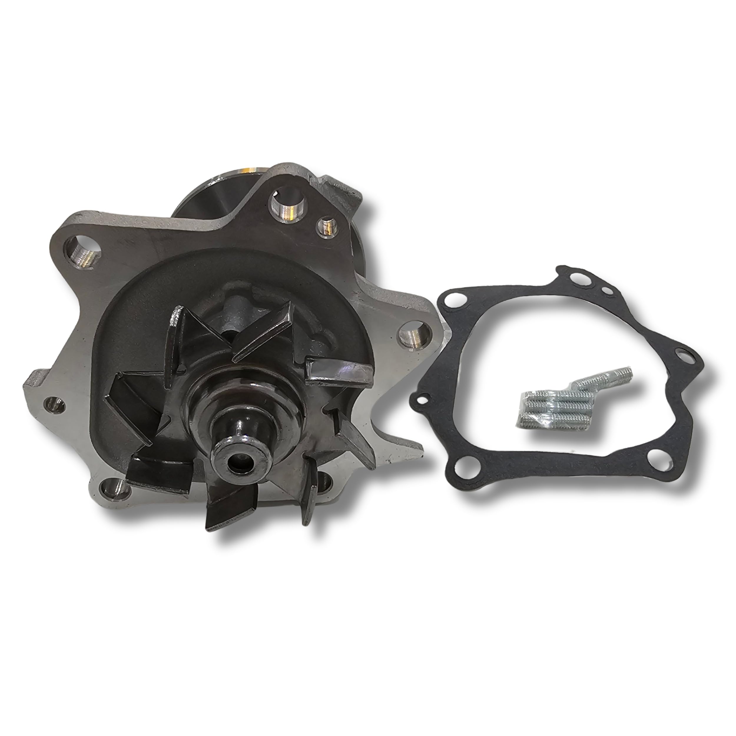 Bomba de agua 8 aspas compatible con Nissan Patrol RD28 RD28T RD28TI mdoelo 260 Y60 Y61 con junta y esparragos, nueva