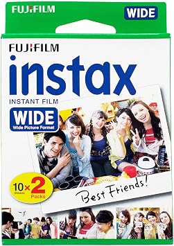 instax Link Wide Akıllı Telefon Yazıcı, Mocha Gray+20'li film (Siyah)