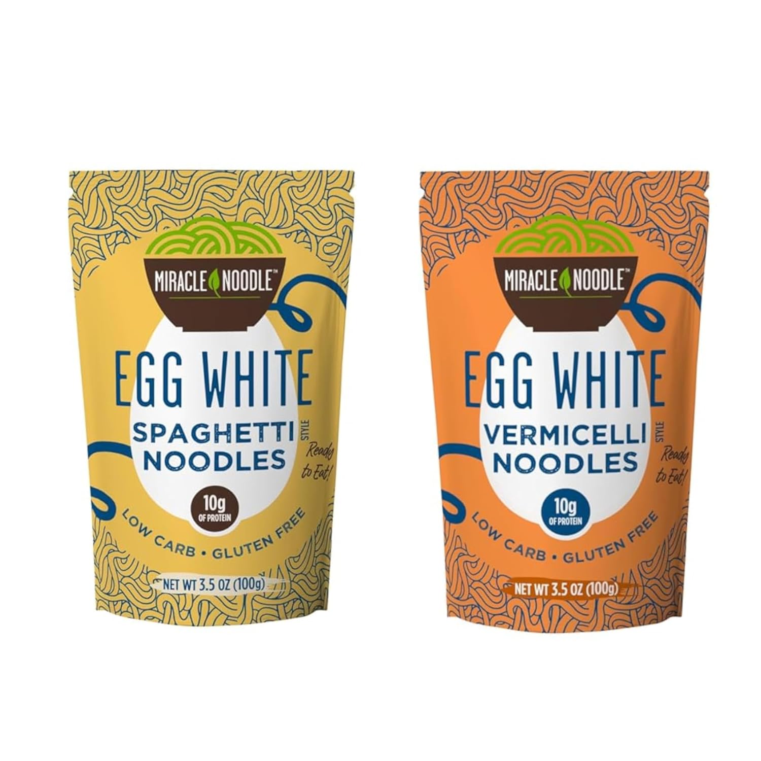 Miracle Noodle High Protein Egg White Noodles - Spaghetti