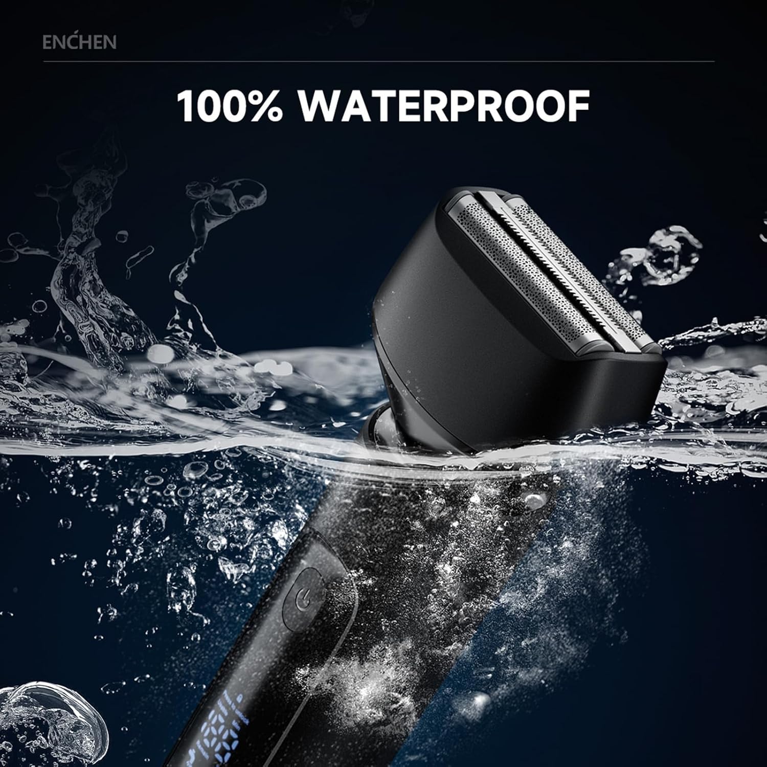 Electric for Men 3 Blade Cordless Rechargeable Foil Shaver with LED Power Display Beard Trimmer for Wet and Dry Shaving