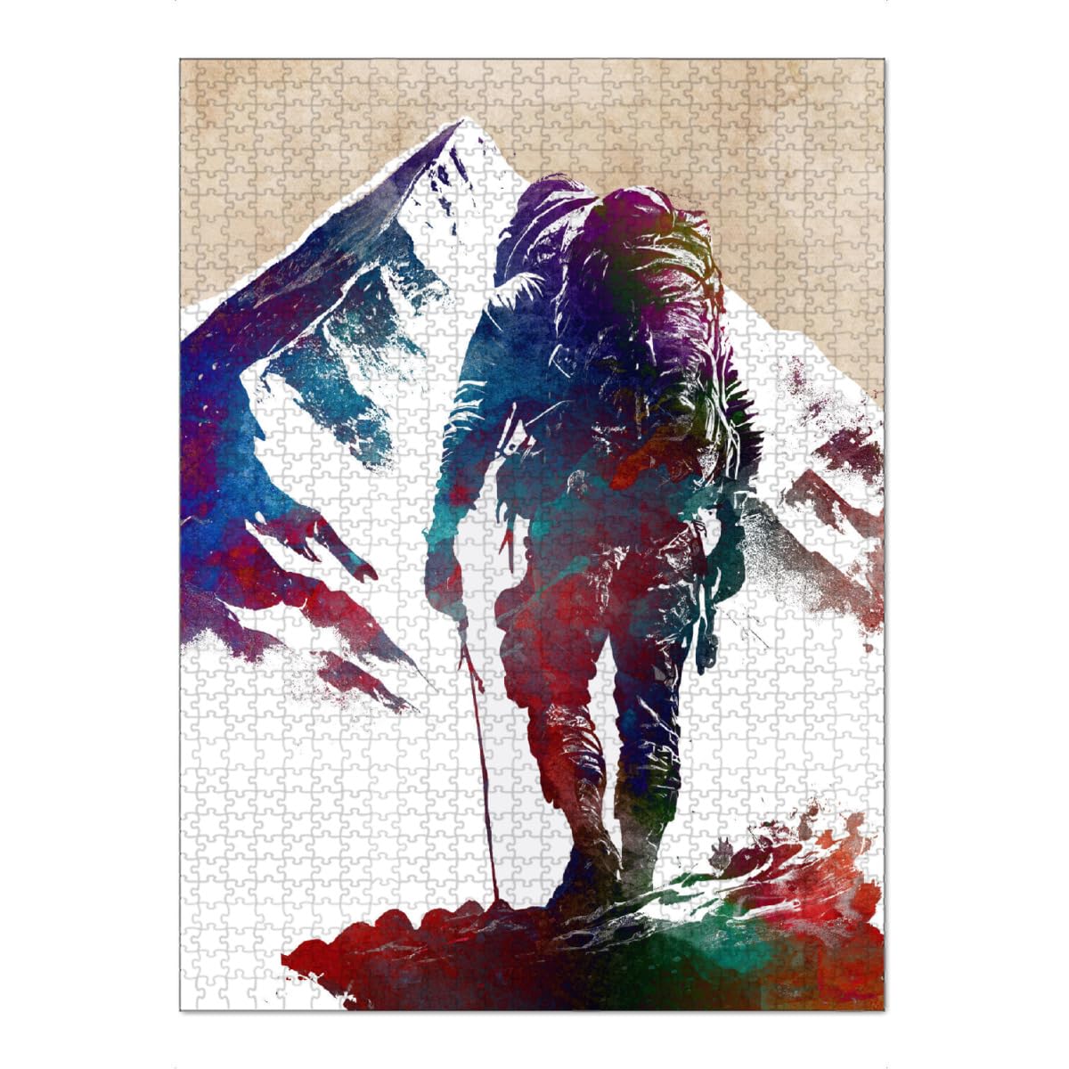 artboxONE-Puzzle XXL (1500 Teile) Sport Klettersport Kunst A - Puzzle Bergsteiger Bergsteiger Bergsteiger