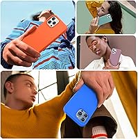 Vista 537 de Miracase Funda diseñada para iPhone 13 Pro Max con protector de pantalla, [forro de microfibra suave antiarañazos], funda protectora de silicona