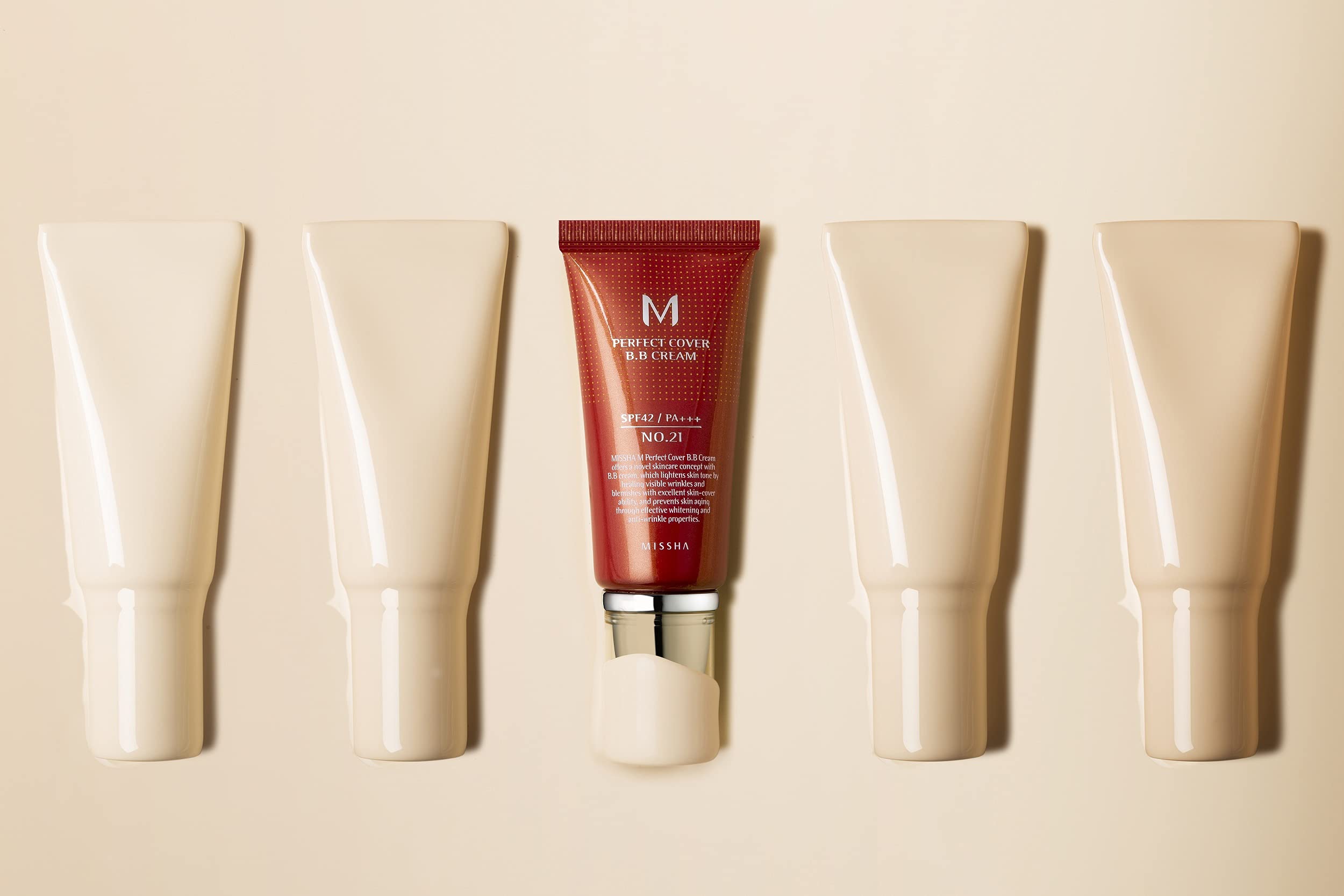 Missha M Perfect Cover Bb Cream Spf 42 # No. 21 Jasny Beżowy 50Ml/1,7Oz