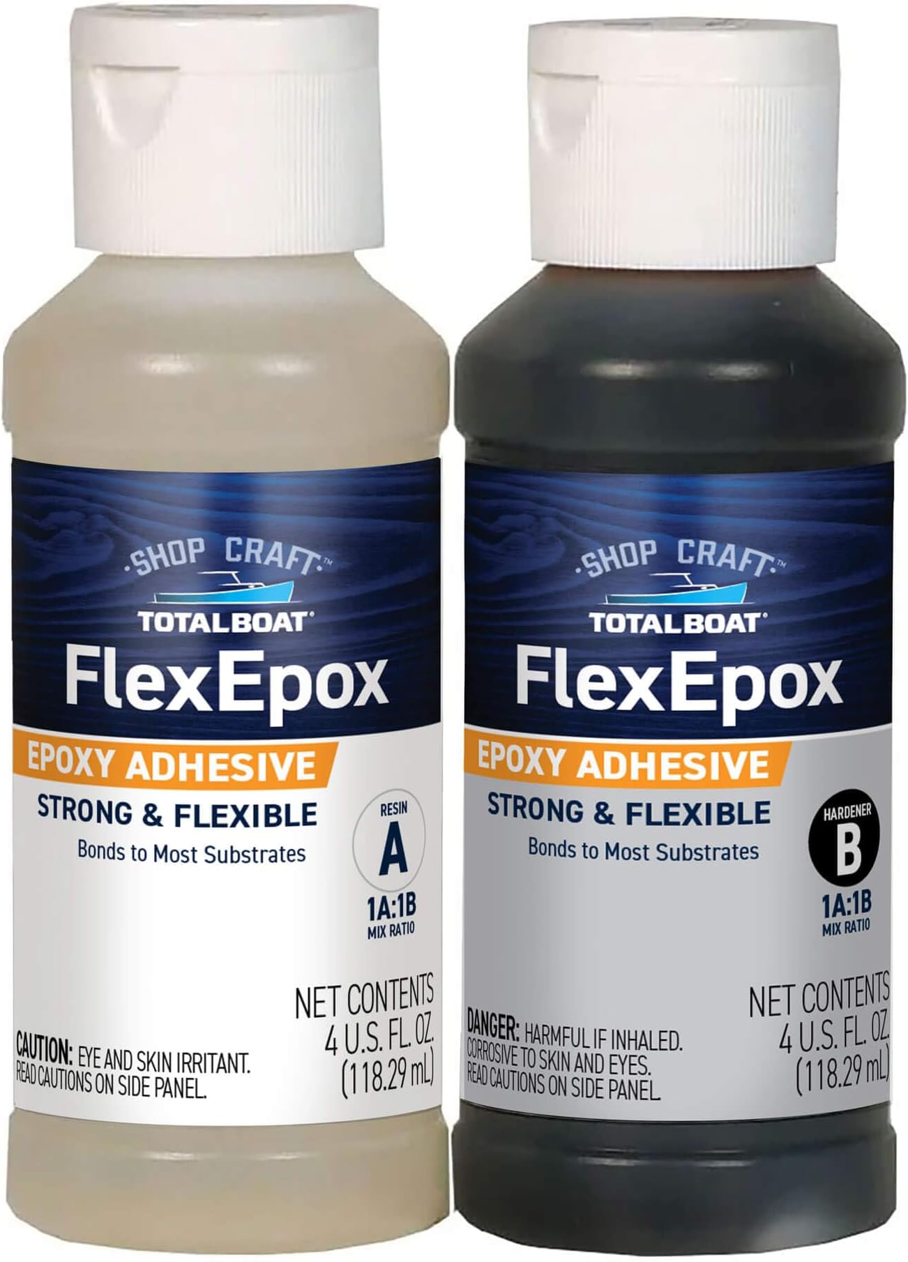 TotalBoat FlexEpox Flexible Epoxy Adhesive (8 Ounce)