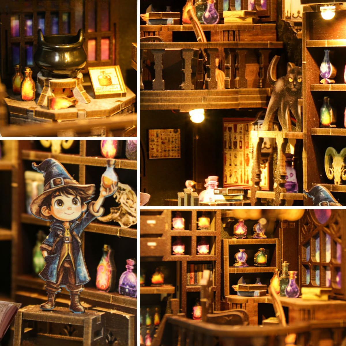 Amazon.com: DIY Book Nook Kit - Master Alchemist's Studio Series