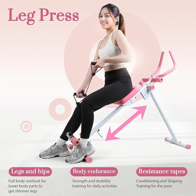 Equipo de ejercicio 4 en 1 máquina de remo plegable para fitness miniatura 4