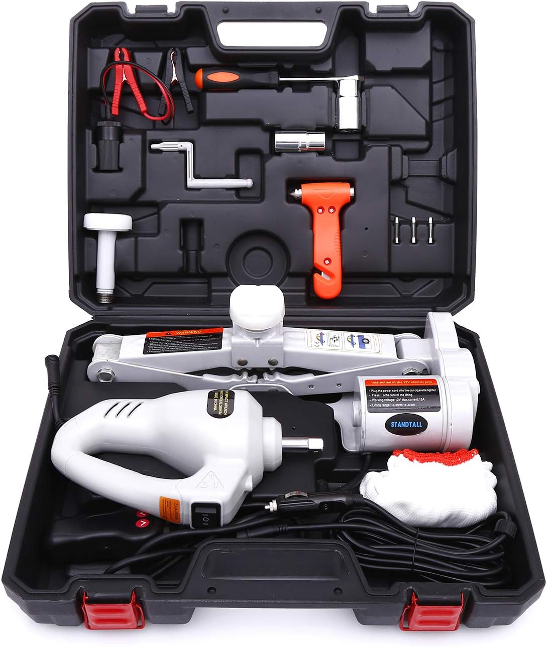 Mautyke Electric Car Jack Kit 3 Ton Scissor Jack Lift