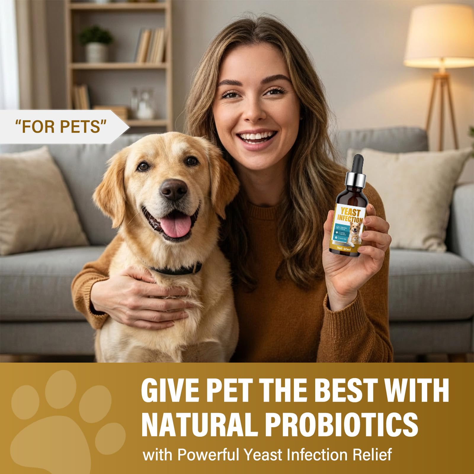 TWMKLP Yeast Infection Treatment for Dogs - Soothing Ear & Skin Relief for Itch & Inflammation, Natural Dog Allergy Support - image 2
