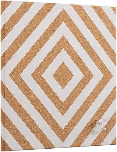 Miniatura 9 de MasterVision Tablero de anuncios decorativo sin marco de corcho blanco y natural, 16 x 16 pulgadas (SF751407397)