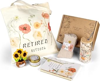Retirement Gift for Woman 2026, Funny Retirement Gifts for Women Coworkers, Retired Gifts for Women Boss Teacher Nurse Mom Grandma Friends Retirees, Farewell Leaving Gift/Canvas Tote Bag