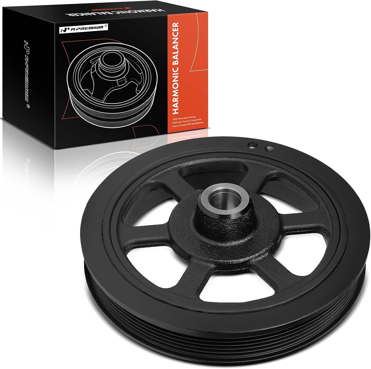 A-Premium Engine Harmonic Balancer Crankshaft Pulley Compatible with Dodge Grand Caravan, Caravan, Dynasty & Chrysler Town & Country, Grand Voyager, Imperial, New Yorker & Plymouth Grand Voyager