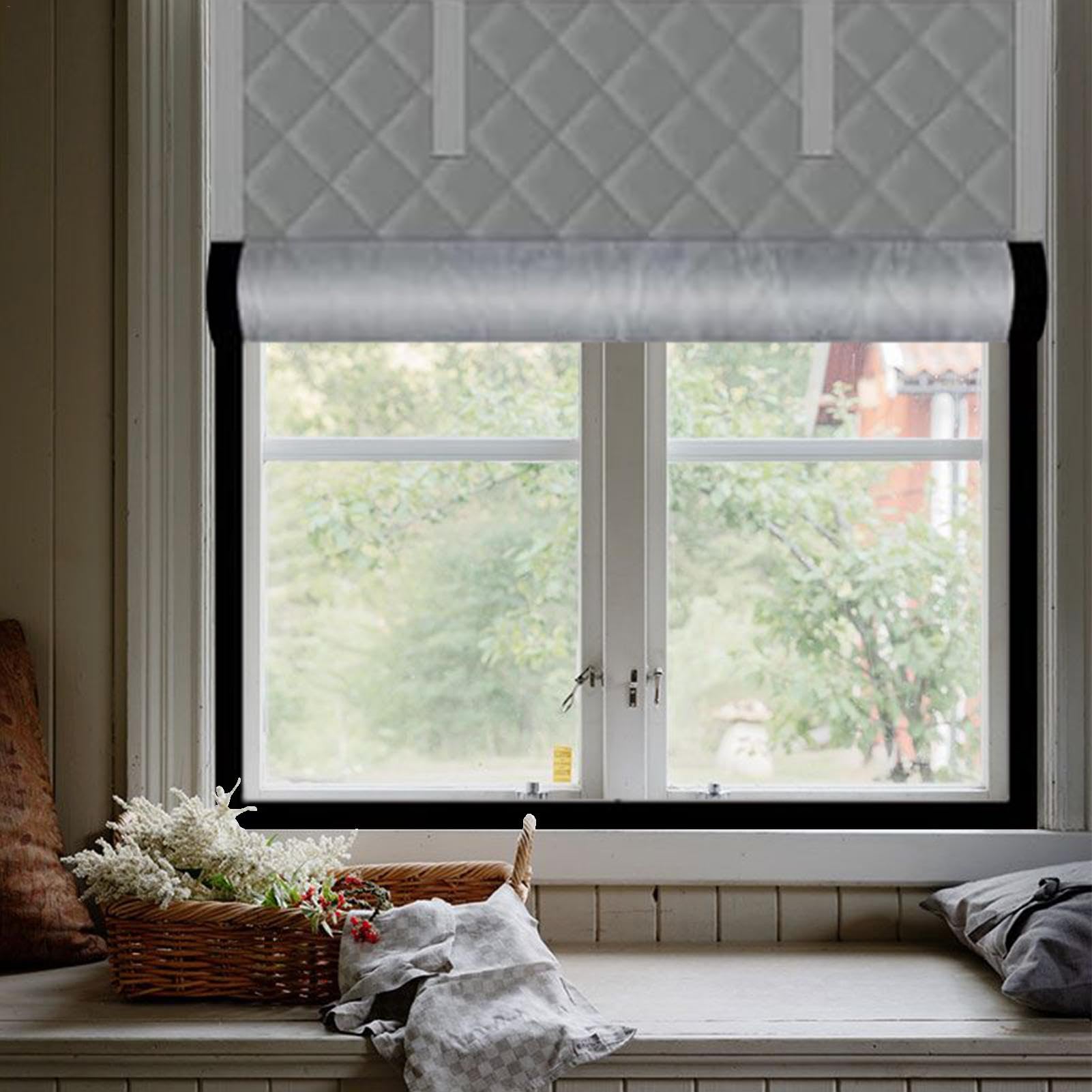 Soundproof Privacy Screen | Privacy Cover | Windproof Cold | Protection Blanket | Waterproof Noise Reduction Cover with 35.4x82.7 Inche for Balcony Bedroom Kitchen