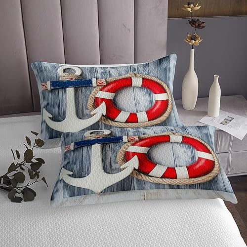 Miniatura 7 de Erosebridal Juego de edredón bohemio de pulpo, juego de colcha de mandala bohemio hippie tamaño King, juego de colcha de tablero de madera azul con