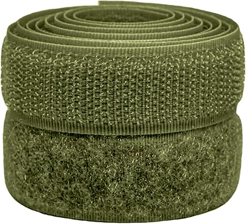 Miniatura 6 de Cinta de velcro para coser de 58 pulgadas de ancho, color beige, no adhesiva, 1 yarda de longitud, cinta de nailon color bronceado, juego de