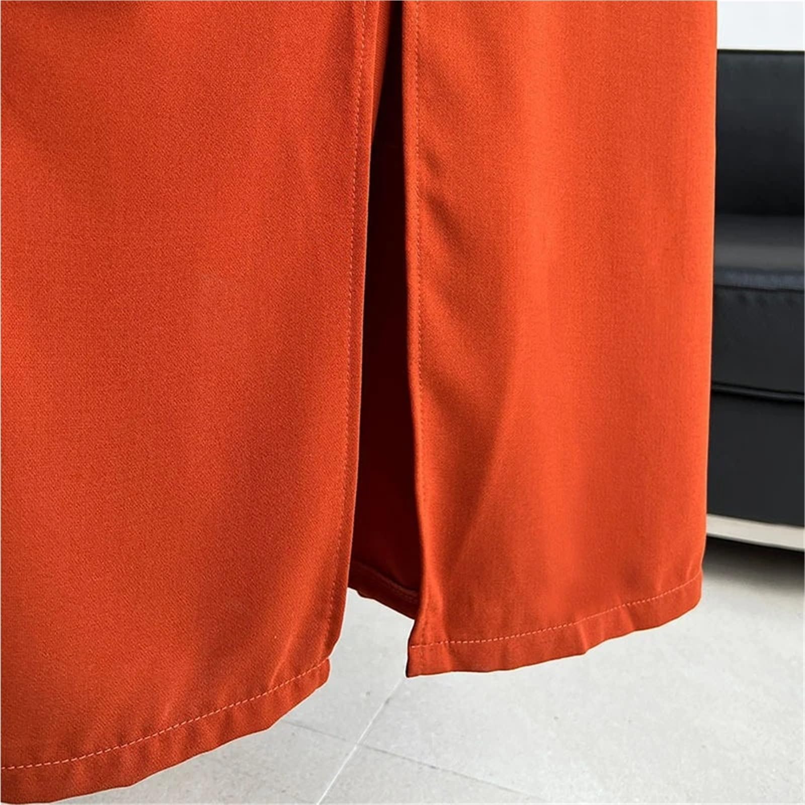 Vestido Sin Mangas Vestido Femenino sin Mangas con Temperamento de Color sólido, Escote en V Profundo, Pliegues, Vestido Largo Suelto Informal para la Mujer