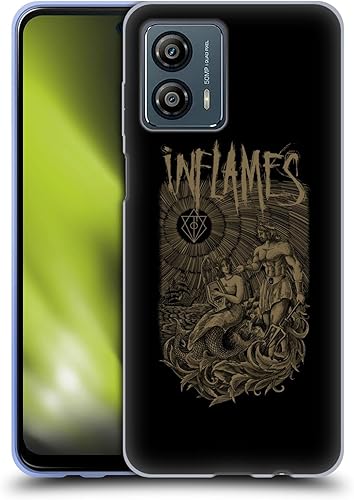 Head Case Designs Officially Licensed in Flames Adventures Metal Grunge Soft Gel Case Compatible with Motorola Moto G53 5G