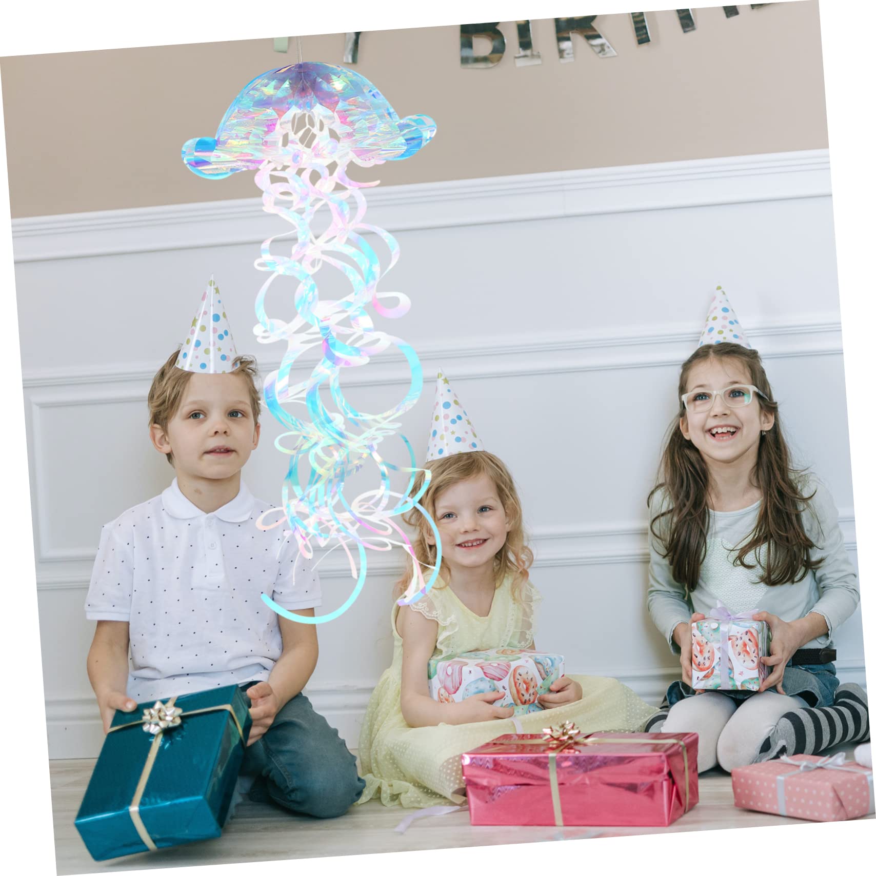 Alipis 5pezzi Decorazioni Per Feste Con Iridescenti Appendere Ornamenti Per Party Tema Marino Per Matrimoni Shower e Celebrazioni Festive
