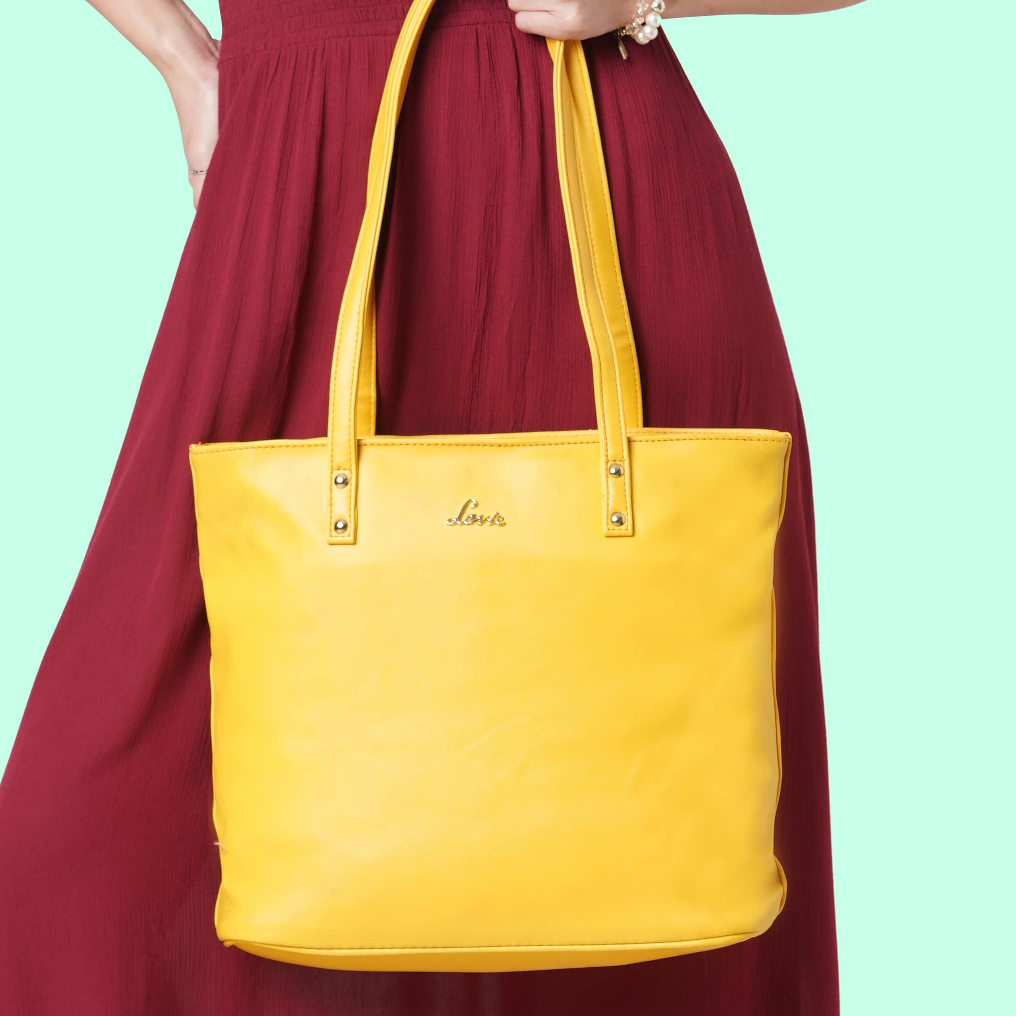 Lavie Pavo Women's Tote Bag (Brown, Ocher)