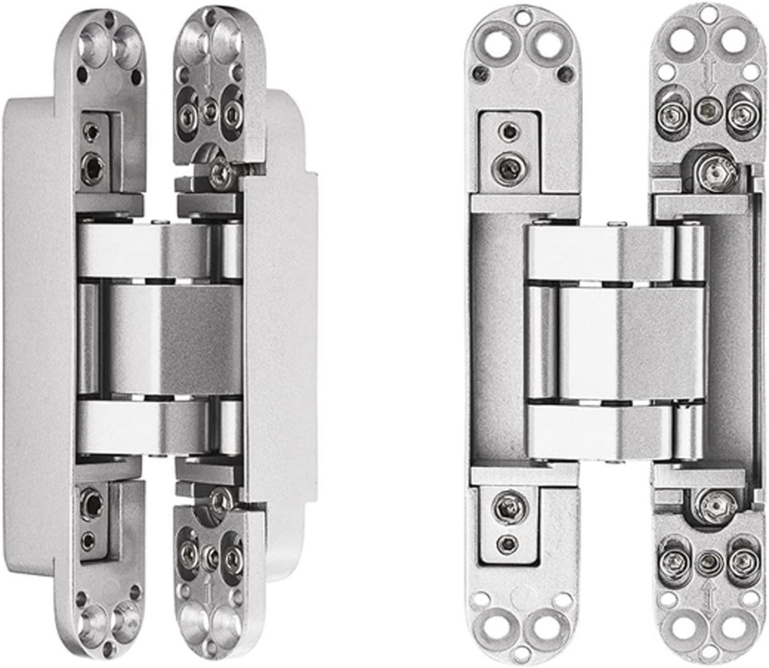Invisible Hinges 180 Degree Swing Hinge 7 inch (Silver)