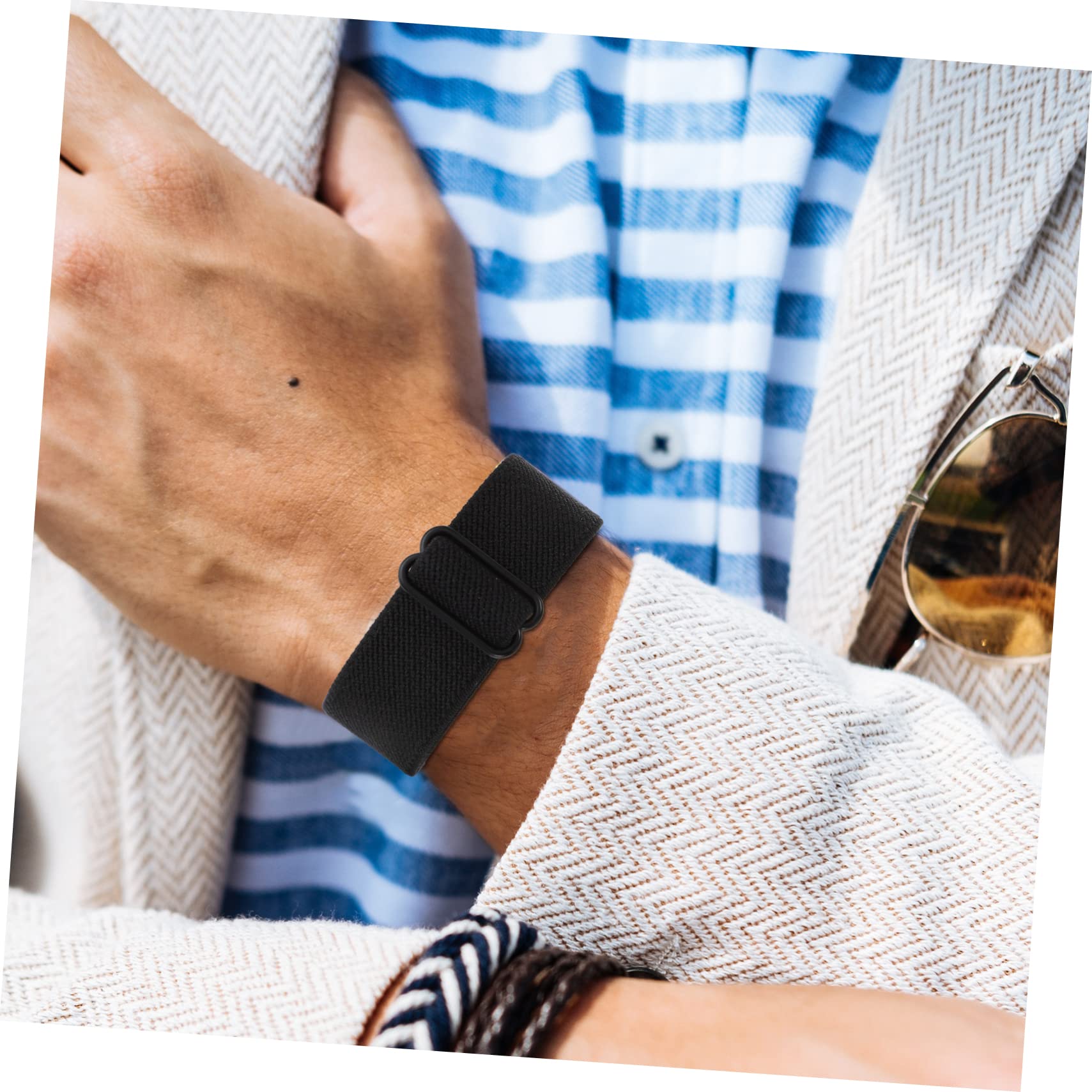 Artibetter 15pièces Bracelet Nylon Ajustable Pour Montre Intelligente De Compatible Avec Confort Et Élégance Quotidien