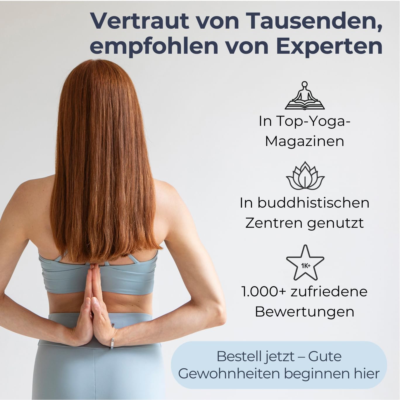 basaho CLASSIC Zafu Meditationskissen Yogakissen | Bio-Baumwolle | Buchweizenschalen | Abnehmbarer und waschbarer Bezug