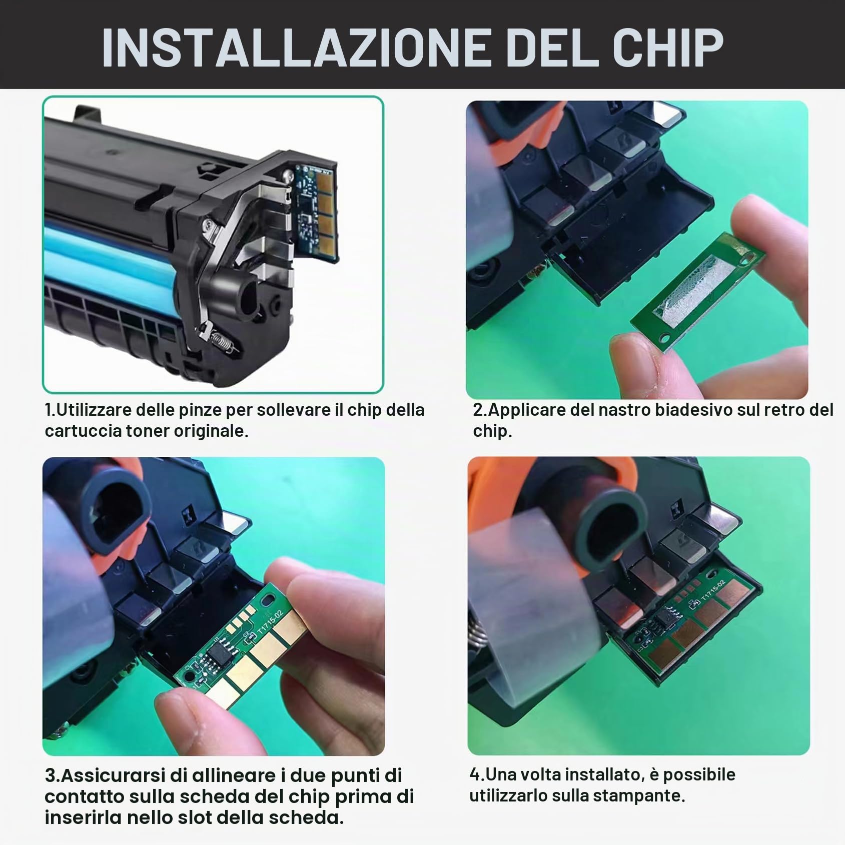 Cartuccia Toner C230 Cartucce Toner Per Stampante C235 006R04391 006R04392 006R04393 006R04394 Sostituzione Compatibile (senza Chip, Alta Resa) per Xerox C230 C235 Stampanti,4 Colors-1Pack