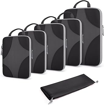39% off: BAGSMART Compression Packing Cubes for Travel, Compressible Luggage Organizer for Cruise Ship, Lightweight Travel Essentials …