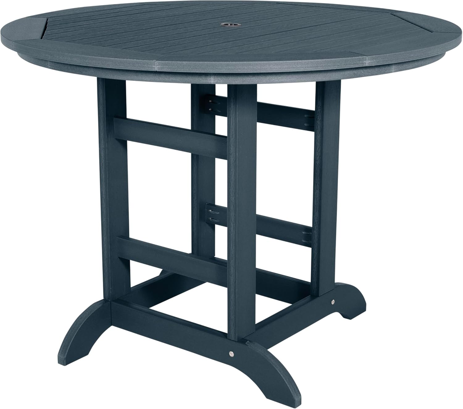 highwood Adirondack 48" Round Counter Height Dining Table, Black