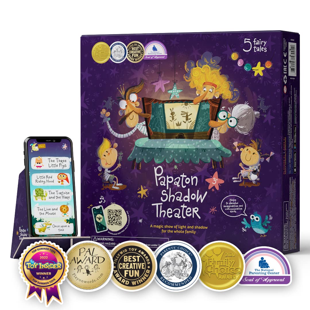 Buy PAPATON Shadow Puppet Theater Create Shadow Puppet Show Family