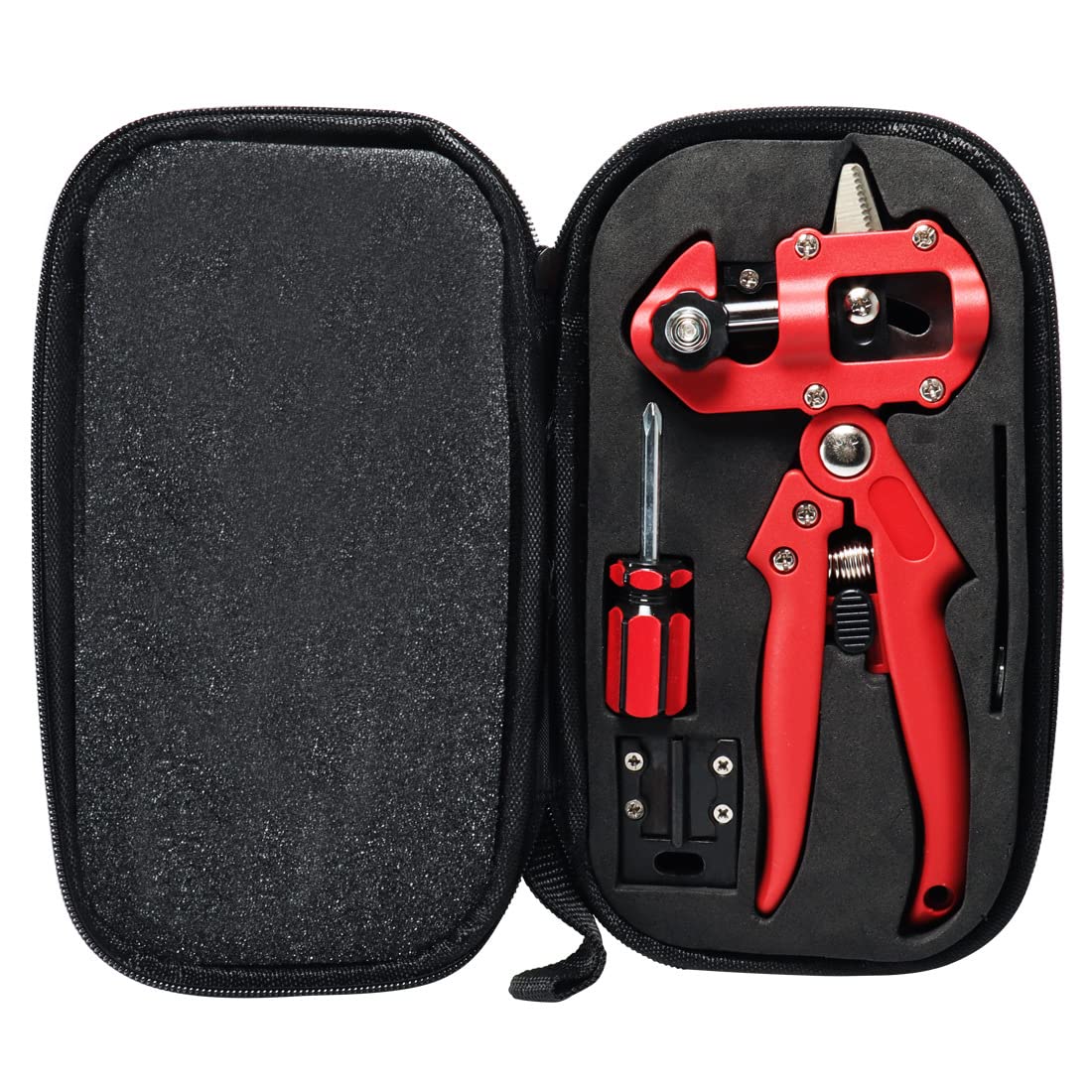 Kit di 3 Lame per innesto da Giardino potenziato per Alberi da frutto con Nastri per coltelli, Ricambio Extra Incluso, pinze Professionali per Forbici