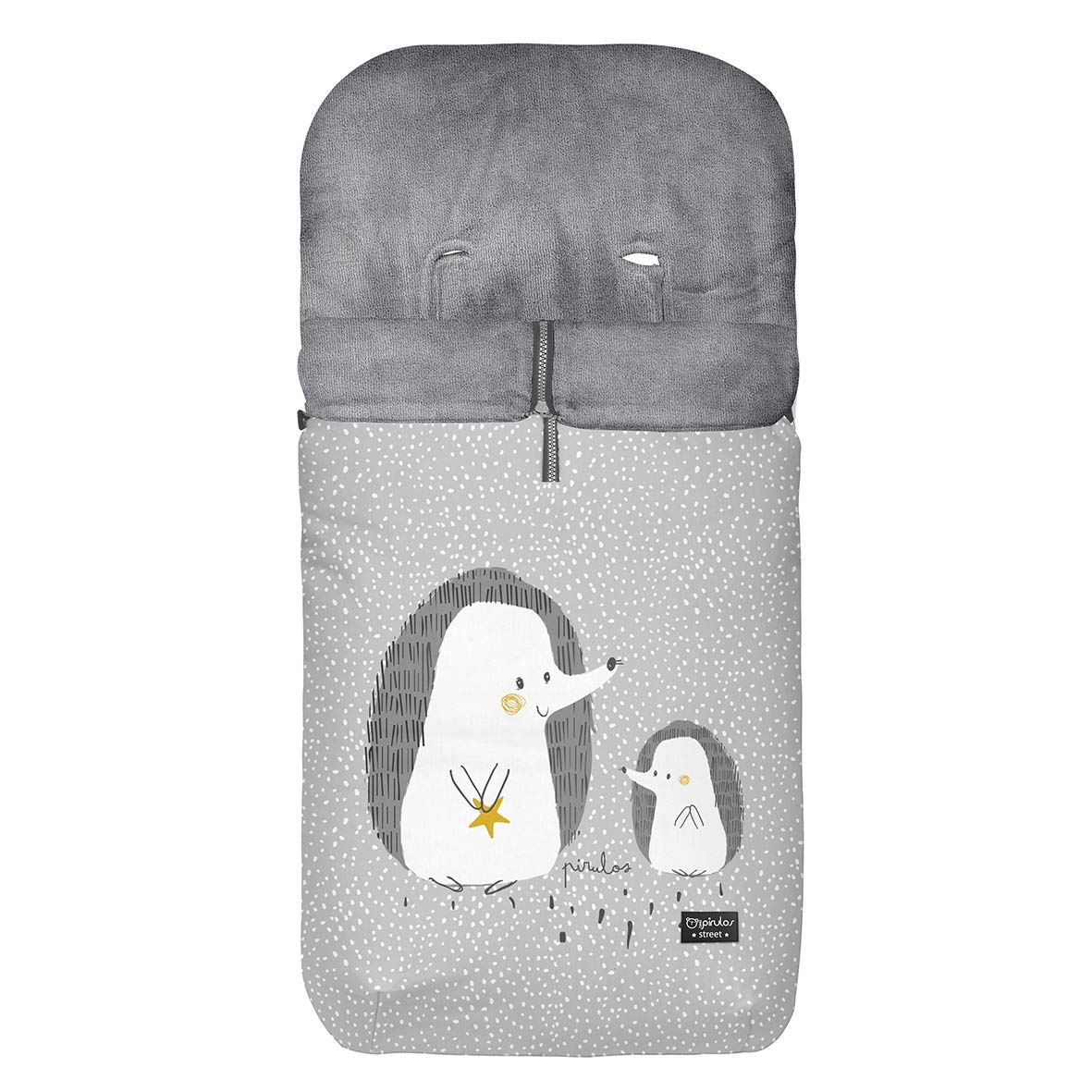 Bimbi Saco Carro Velour 451 Erizos 369 30 - Sacos de abrigo, unisex