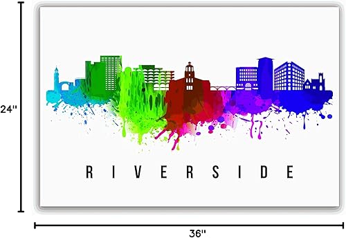 Vista 147 de Póster de Fargo Skyline Dakota del Norte, pintura de paisaje urbano de Dakota del Norte, póster de Fargo Dakota del Norte, impresión de paisaje