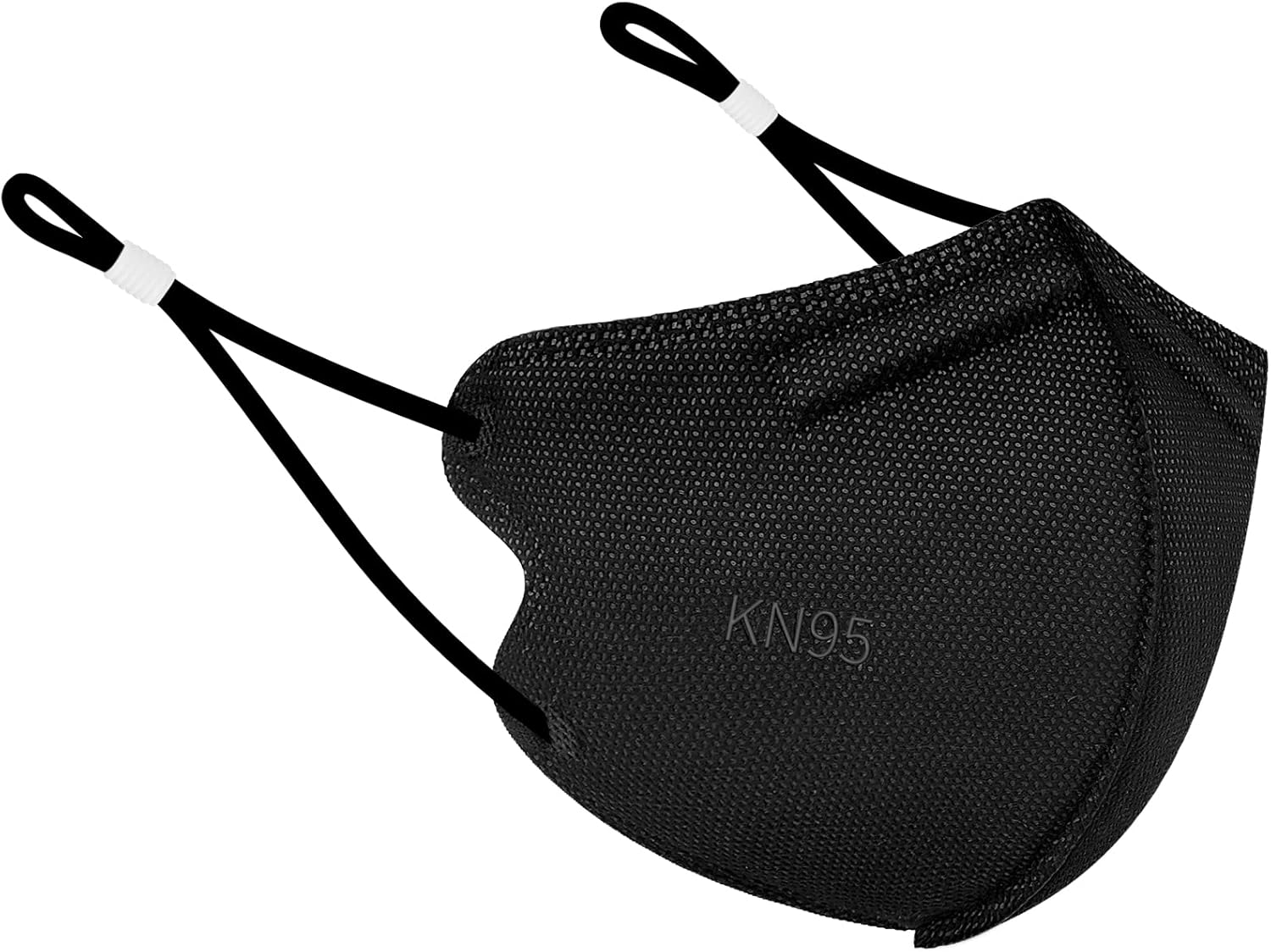 XDX Kids Kn95 Masks for Children, 50 Pack Individually Wrapped Black Disposable Face