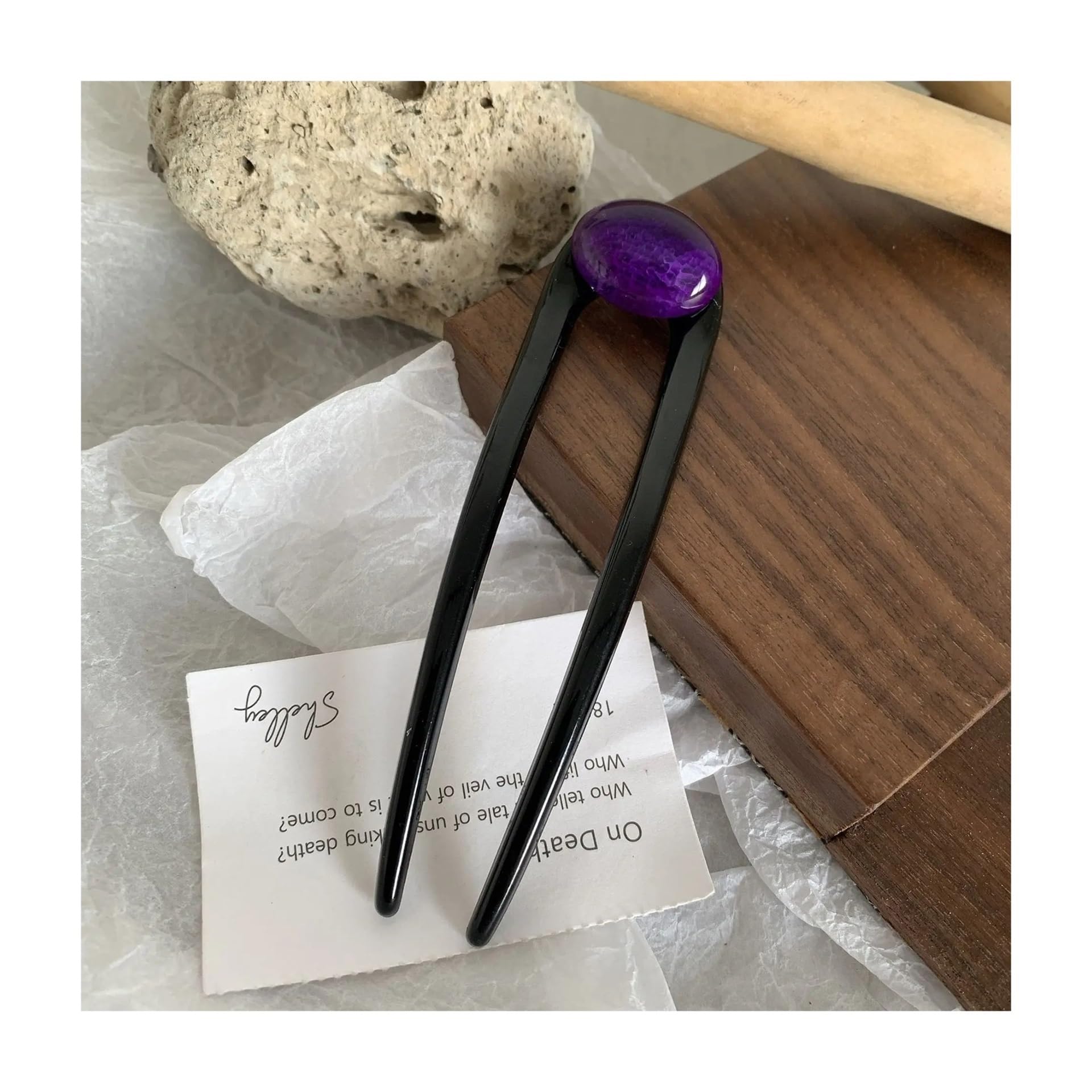 Épingle à cheveux accessoires filles tempérament pierres couleur