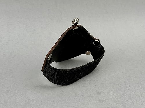 Vista 3 de Motorcycle Shoe Protector – Premium Leather Motorcycle Shifter Cover & Gear Shift Pad to Protect Boots, Sneakers & Riding Shoes