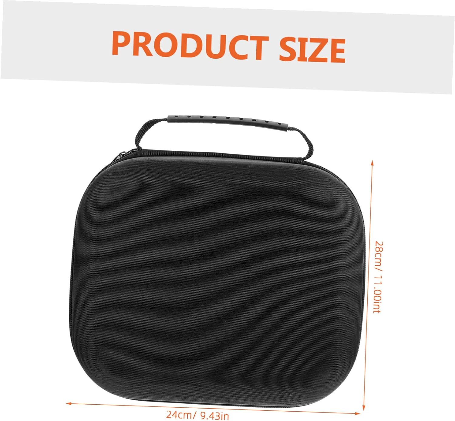 Vr Headset Carrying Case with Eva Protective Storage Pouch, Black, Compatible with Quest 2, Travel Portable Reality Glasses Storage Bag for Vr Gaming