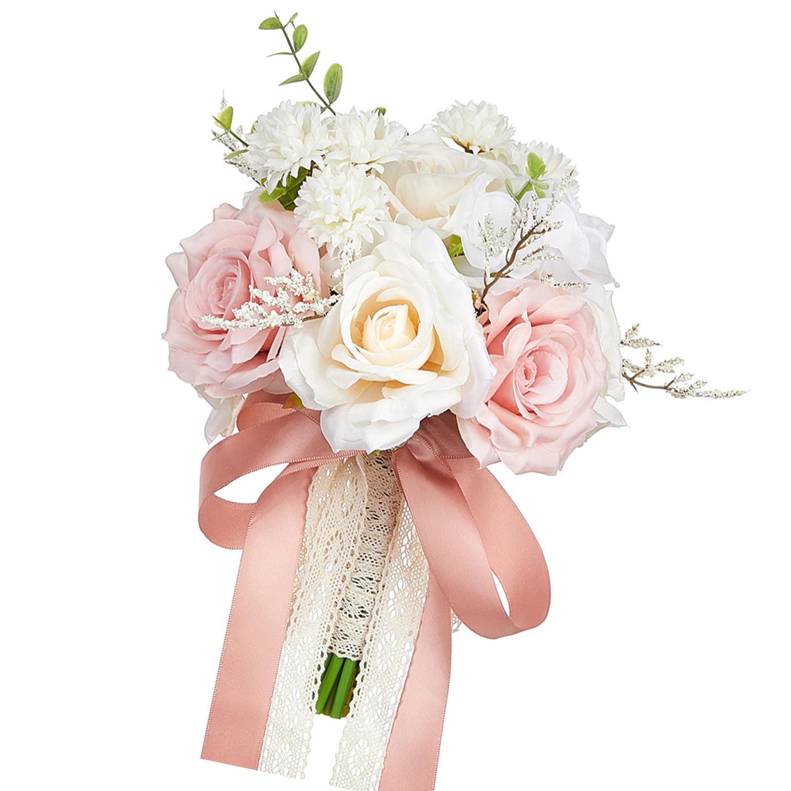 HDOYTXXM Multisue Artificial Flower Bridal Bouquet for Wedding Ceremony Durability Handheld for Ceremonies Celebration Bridal for Wedding
