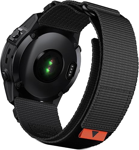 Abanen Correas de reloj tácticas de nailon para Fenix 7X  Fenix 6X  Fenix 5X  Enduro 2, ajuste rápido de 1.024 in, ajustable, resistente, correa de