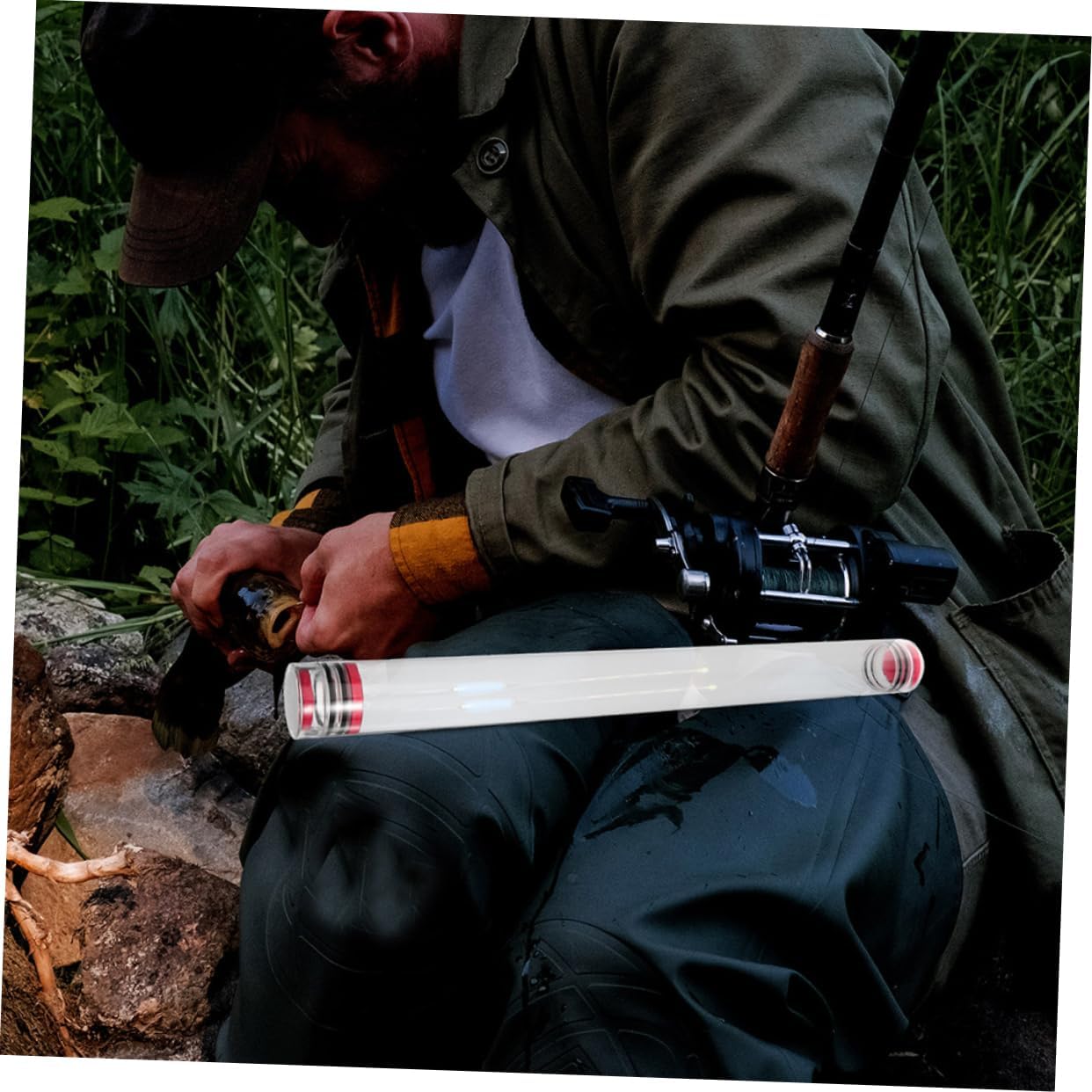 POPETPOP Float Bucket Float Tube Float Storage Tube Fishing Floaters for Fishing Floats Tackle Men Fishing